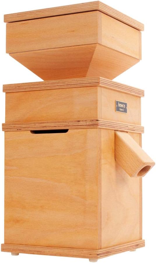 hawos Queen 2 Elektrische Getreidemühle aus Buche Multiplex mit 600W Leistung der Firma hawos Kornmü