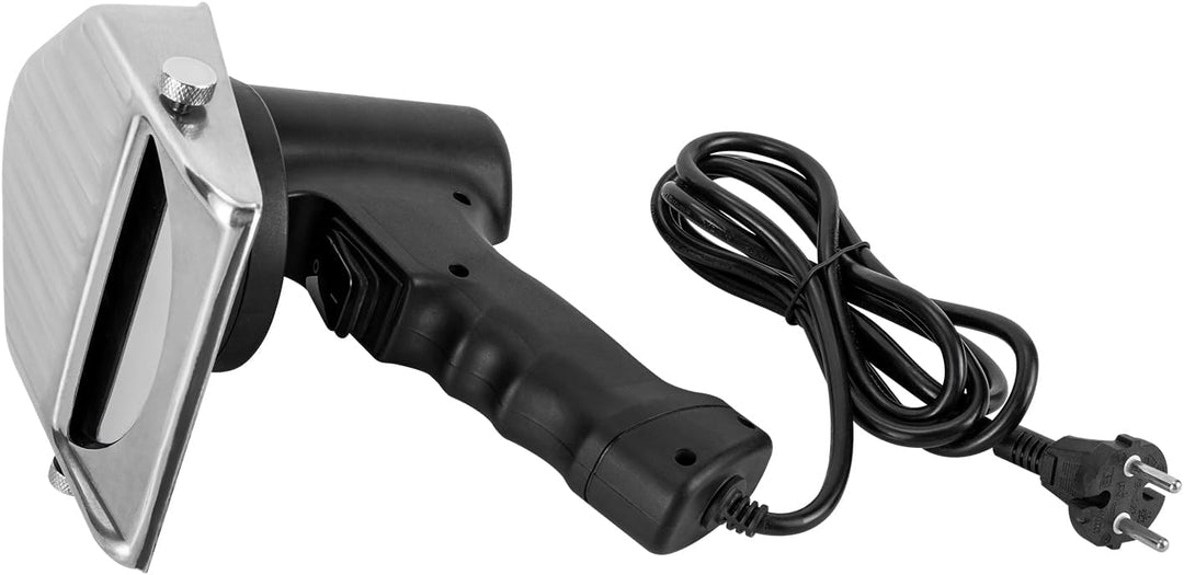 SHZICMY 120W Dönerschneider, Profi elektrisches Schneidemesser/Kebabmesser, 0-10mm Schneiddicke, Tür
