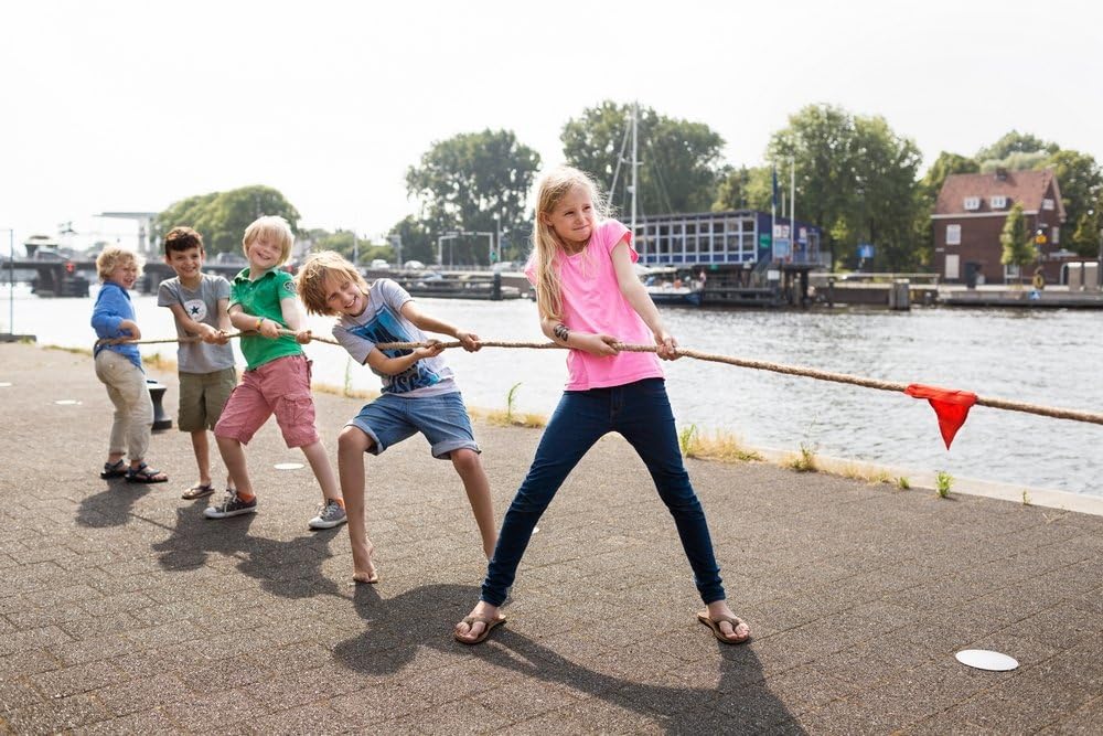 BS Toys Tauziehen - Tauziehen Seil - Spiele für Draussen - Ab 8 Jahren - für Kindergeburtstag - Kord