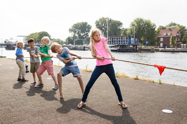BS Toys Tauziehen - Tauziehen Seil - Spiele für Draussen - Ab 8 Jahren - für Kindergeburtstag - Kord