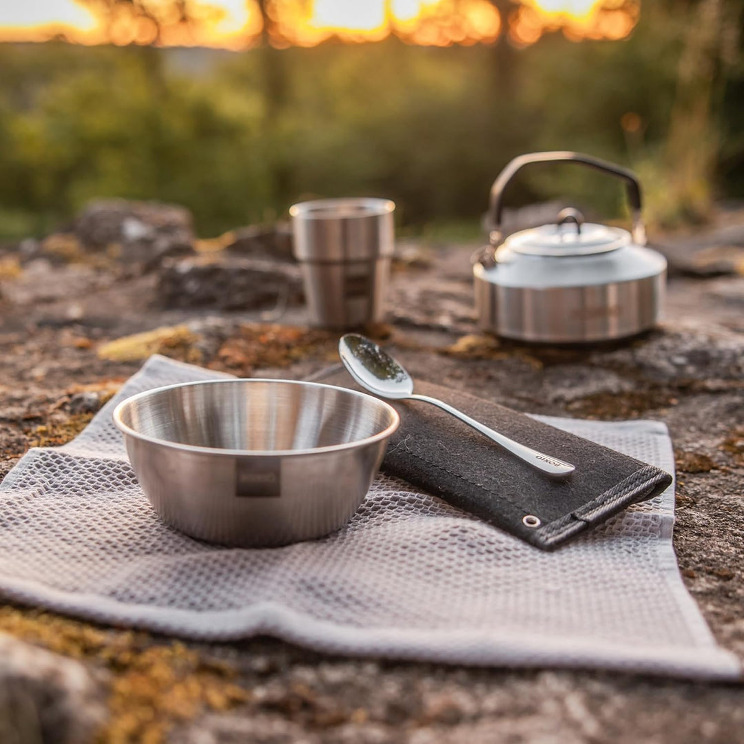 BOXIO - CookUp: Ergänzung Komplettset 28-teilig für Camping Küche 40x30x12 - Perfektes Zubehör für d