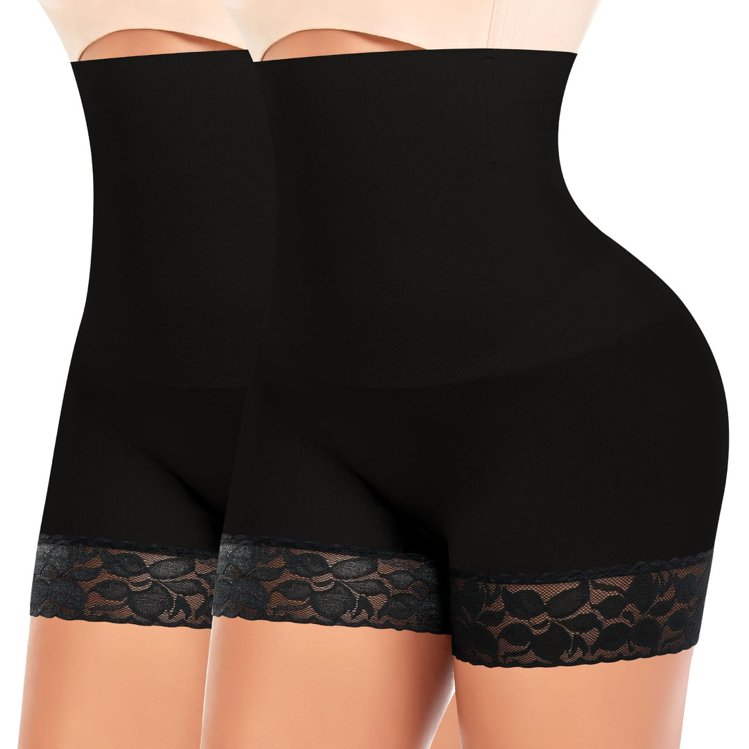 YARRCO Bauchweg Unterhose Damen Shapewear Nahtlose Miederhhose Hohe Taille Kurze Miederpants Body Sh