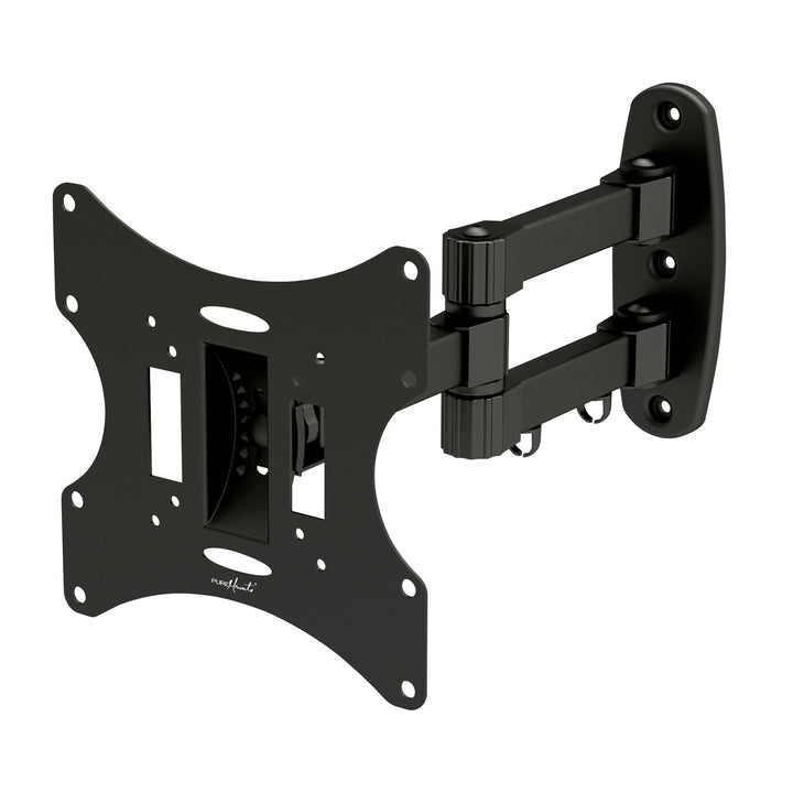 PureMounts PM-Basic2-37 flache Wandhalterung, neigbar, schwenkbar, ausziehbar, f▒r Fernseher / Monit