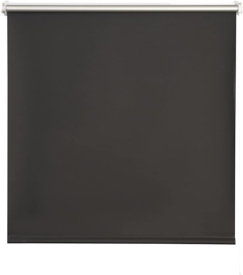 K-home Klemmfix Rollo Verdunklung, Polyester, Schwarz, 70 x 200 cm (B x L) Schwarz 70 x 200 cm (B x