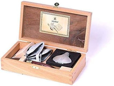 LAGUIOLE - Komplettes Set Austernset - 4 Zubehör - Austernmesser, Zitronenpresse, Austernblock, Mani