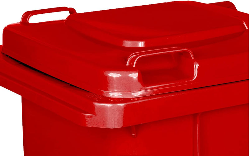 Jestic Mülltonne 120 240 mit leisen Gummirädern für getrennte Mülltrennung, Recycling innen aussen E