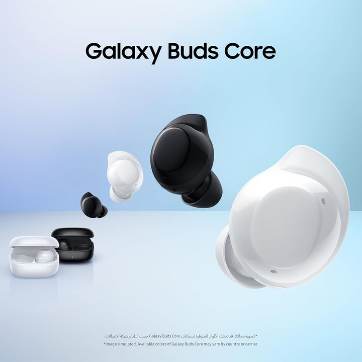 Samsung Galaxy Buds Core mit Active Noise Cancellation (ANC), langer Akkulaufzeit, Wasserdichtigkeit