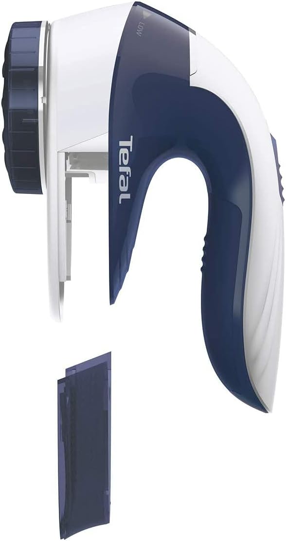 Tefal JB1013 Fusselrasierer (4 Klingen, 4 Höheneinstellungen, 3V-Motor, Einfach zu entleeren) weiss/