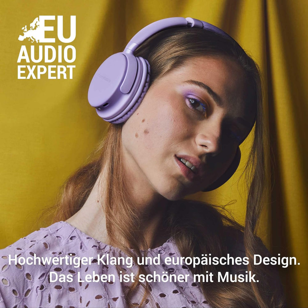 Energy Sistem Headphones Bluetooth Style 3 Lavender Kabellose Kopfhörer Falthelme (Bluetooth® 5.1, D