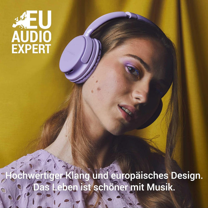 Energy Sistem Headphones Bluetooth Style 3 Lavender Kabellose Kopfhörer Falthelme (Bluetooth® 5.1, D