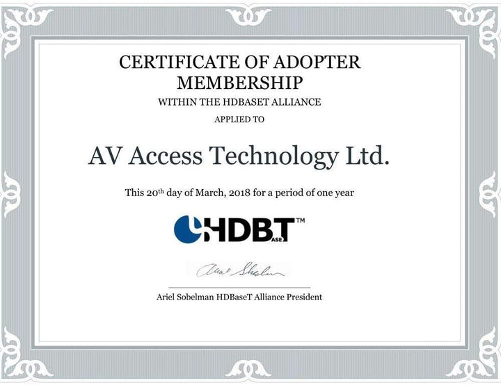 AV Access HDMI USB Extender (HDBaseT) KVM, 100m 4K60Hz 1080p120Hz über Cat5e/6/6a/7, Tastatur + Maus