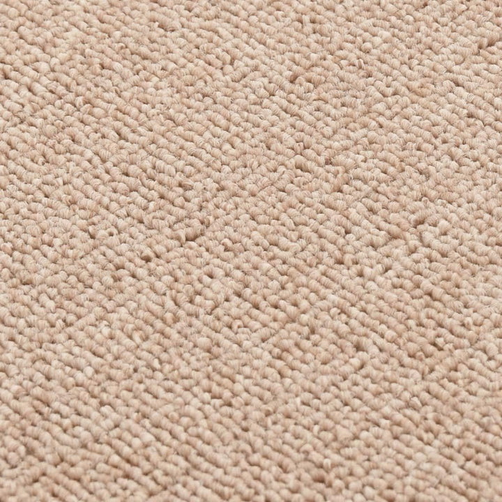 homiuse Antirutsch Stufenmatten 15 STK. 75x20 cm Beige Rechteckig Treppenstufen Matten Modern Stufen