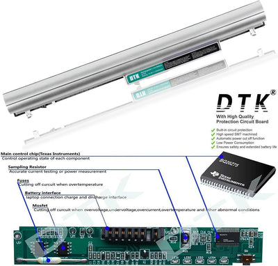 DTK Notebook Laptop Li-ion Akku für HP Pavilion TouchSmart SleekBook 14 Series HY04 HSTNN-YB4U HSTNN