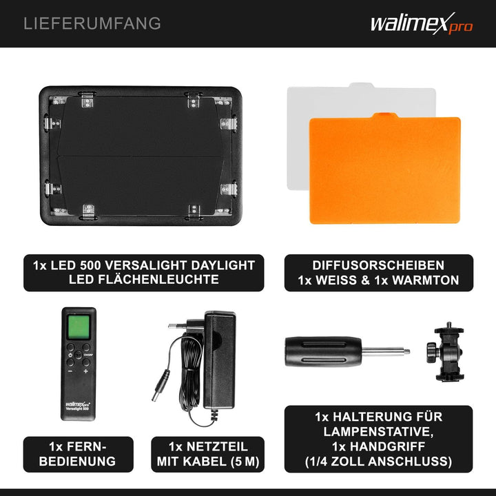 Walimex Pro LED 500 Versalight Daylight, Daylight