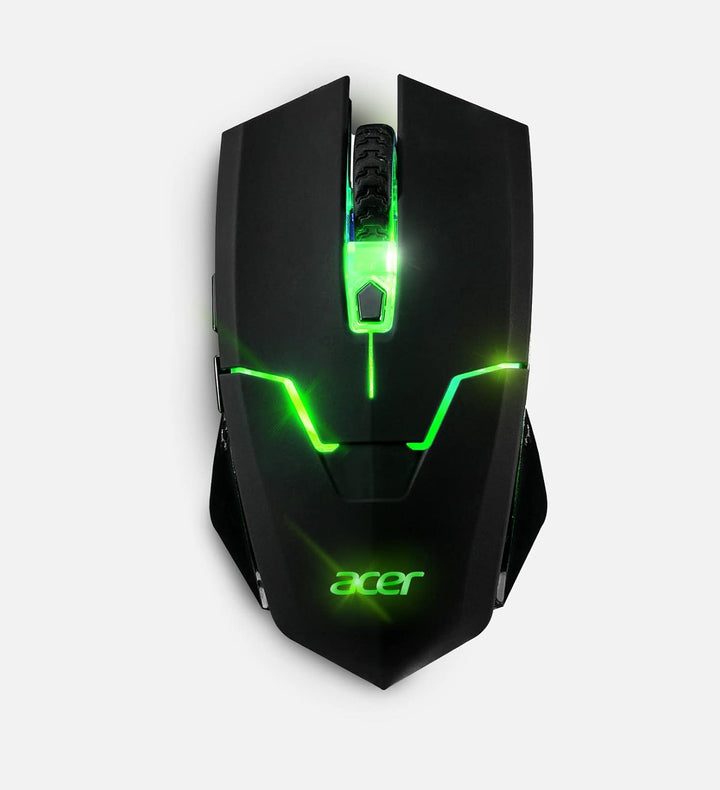 Acer, Gaming-Maus STARK-GM1200, ABS Gummi beschichtet, Mehrfarbig, 6 Tasten, 6400 DPI, 66 IPS Kabel