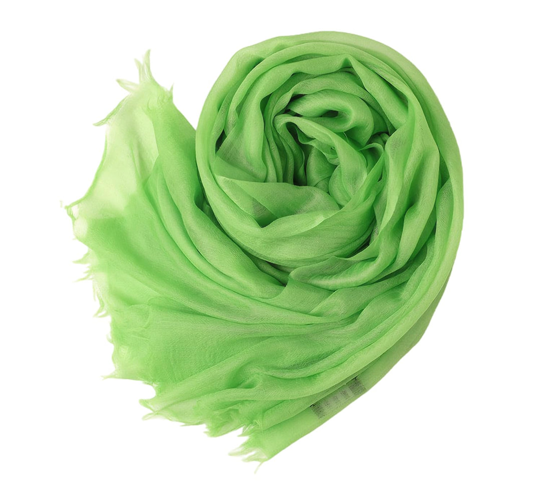 Damen 100% Kaschmir feder-leicht Ring Pashmina Schal Abendkleid Stola aus hauch-dünn 200 garn Cashme