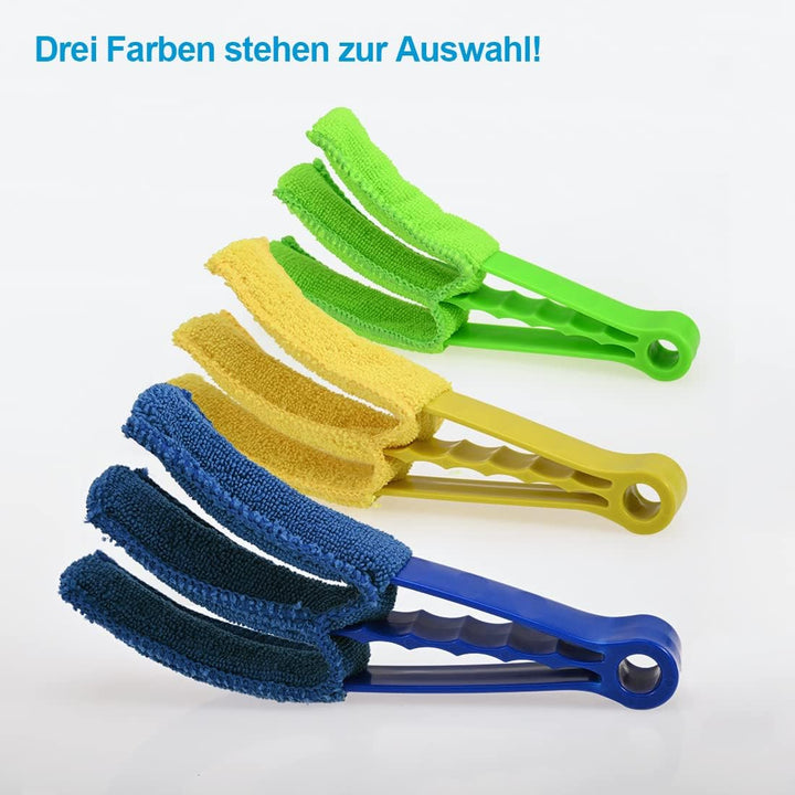 Heilmetz Staubwedel für Jalousien, Handtuchheizkörper, 3 Stück, Hand waschbarer Mikrofaser Heizkörpe