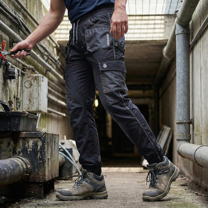 DINOZAVR Revolt Sport Stretch Herren Hose - Stretch Herren Arbeitshose - elastische Männer Bundhose