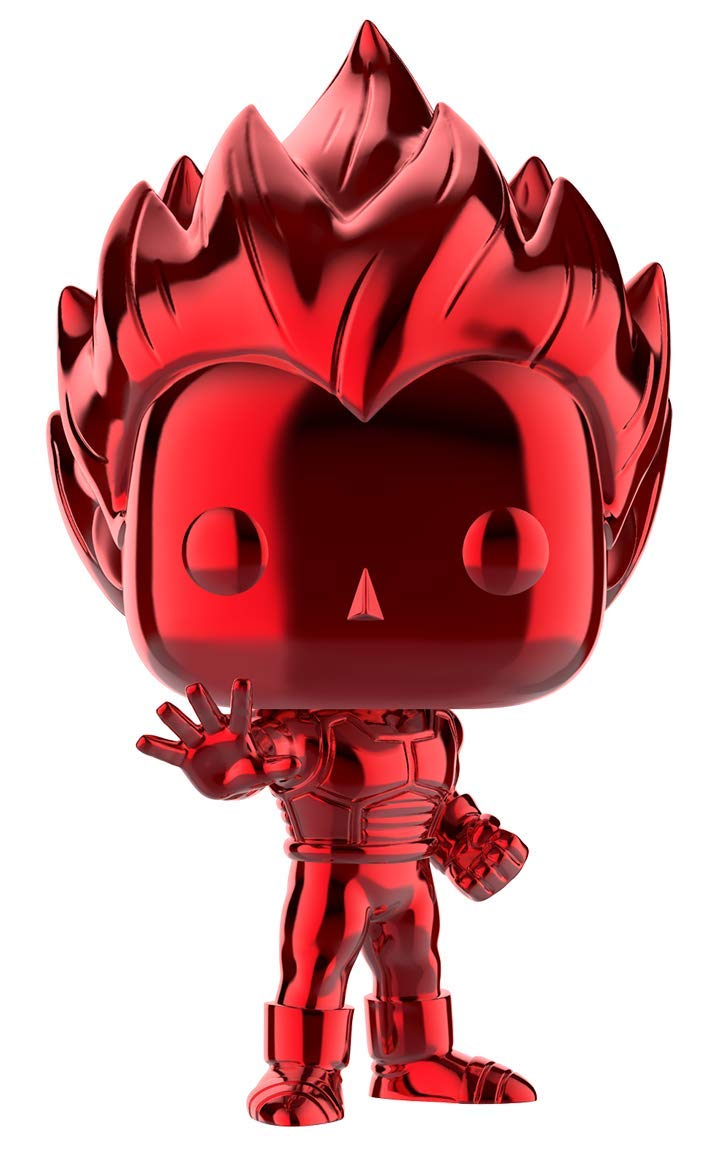 Funko POP! Animation: Dragon Ball Z - Super Saiyan Vegeta (Red Chrome) #154 - 2019 SDCC Shared Exclu
