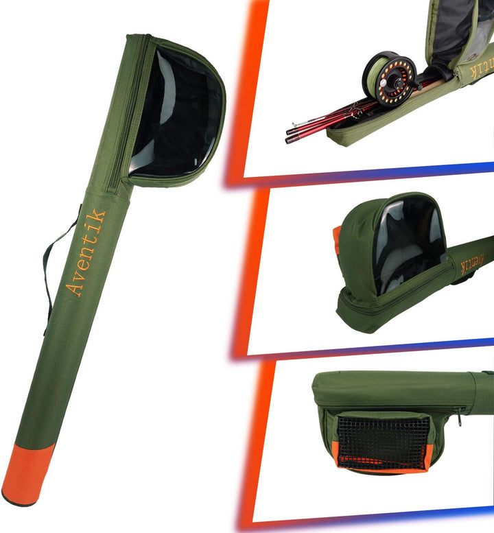 Aventik Extreme Fliegenfischer-Komplettset, Starter-Set mit Fliegenrute und Rolle für Schnurklassen