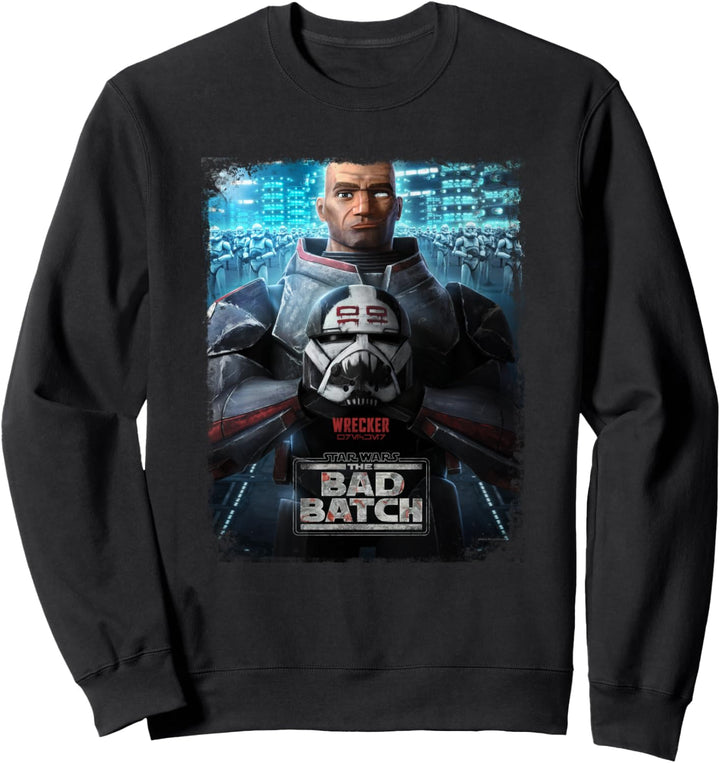 Star Wars The Bad Batch Wrecker Character Poster Sweatshirt