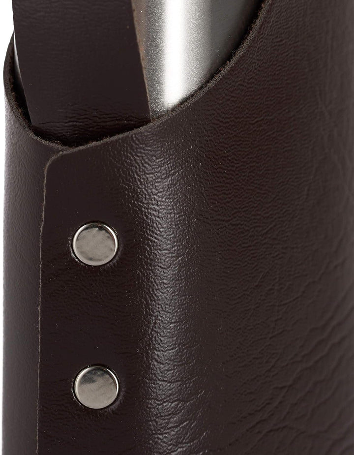 2 x Flachmann aus Edelstahl, XXL, hochwertige Taschenflasche zum Umhängen, 1,8l Fassungsvermögen, Pa