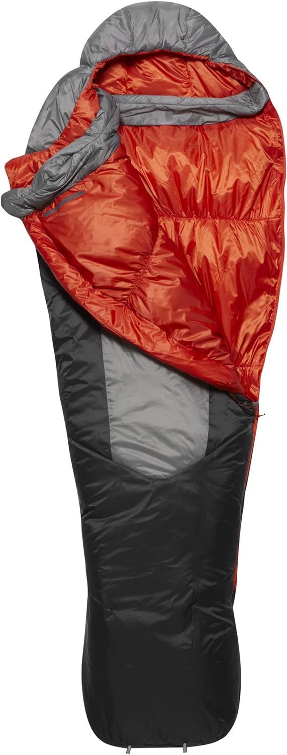 Rab Solar Ultra 2 Schlafsack Camping granite 25 Degree, Long, Left Zip, granite 25 Degree, Long, Lef