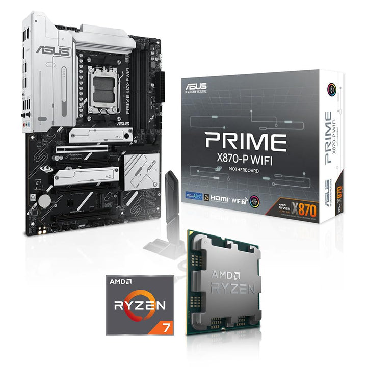 Aufrüst-Kit Bundle Ryzen 7 7800X3D Prozessor, ASUS Prime X870-P WiFi Mainboard, be Quiet! Dark Rock