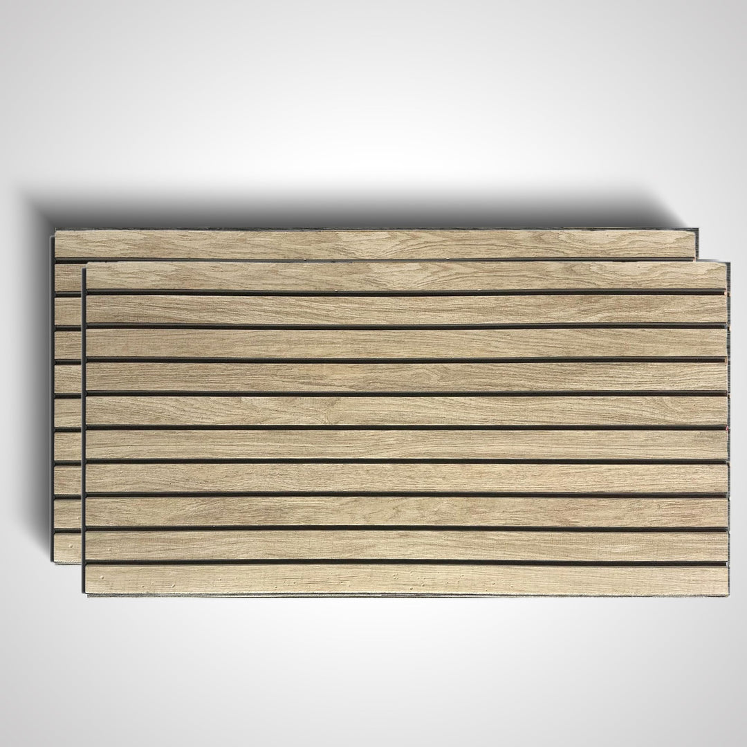 EPS Wandpaneel Lamellenoptik – 50x100 cm – Modern, Leicht, Wärme- & Schalldämmend, DIY Montage – Inn