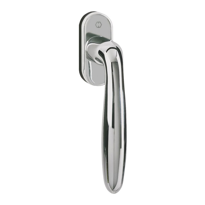 HOPPE Fenstergriff Dreh/Kipp 'Verona' Messing verchromt M051/U26-661176