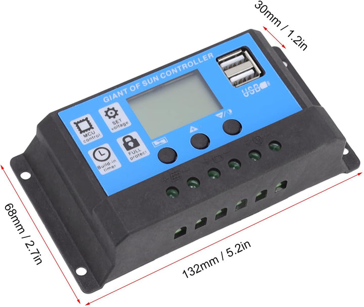 600-W-Solarpanel-Kit 18-V-Solarladepanel-Set Leichtes Solarpanel-Kit mit Batterie und Wechselrichter