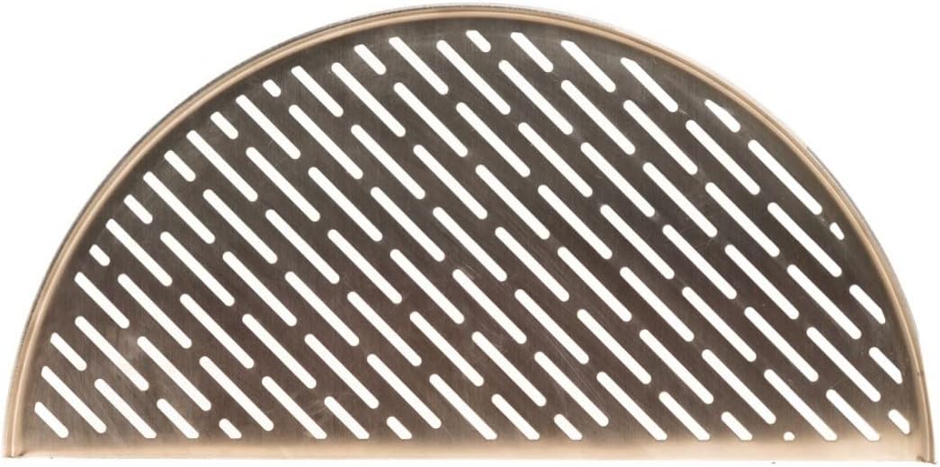 Kamado Joe Classic Joe - Half Moon SS Grillrost (Fisch & Gemüse) Grillzubehör, Silber Kochfläche, Ed