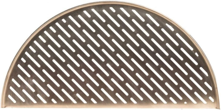 Kamado Joe Classic Joe - Half Moon SS Grillrost (Fisch & Gemüse) Grillzubehör, Silber Kochfläche, Ed