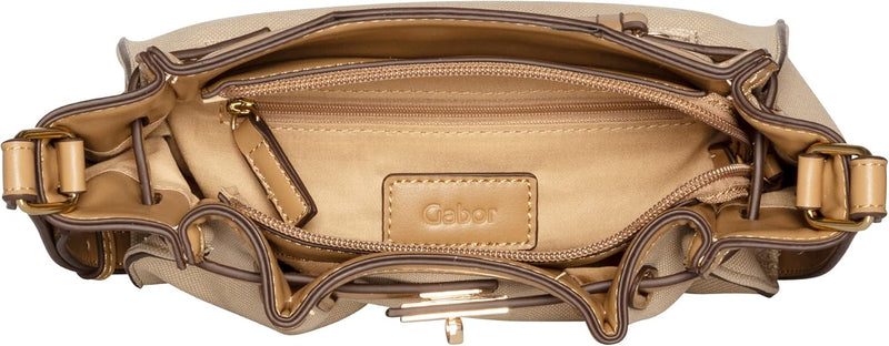 Gabor bags , SUE, Damen, Umhängetasche, M, beige, 27,5x10x19cm