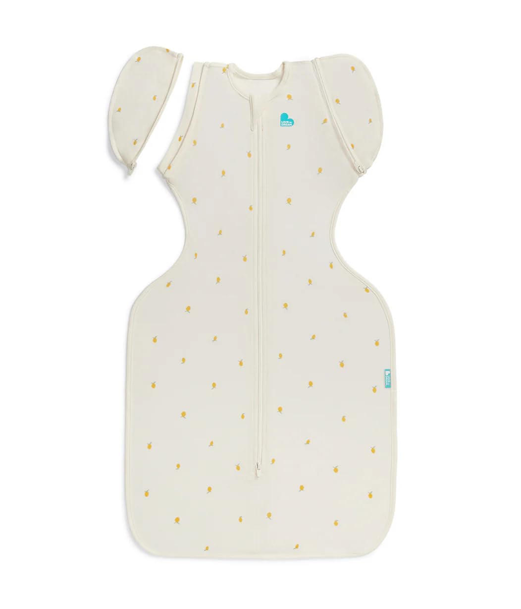 Love To Dream Swaddle Up Übergangssack Bamboo Lite, grauer Punkt, eng anliegende Passform, abnehmbar