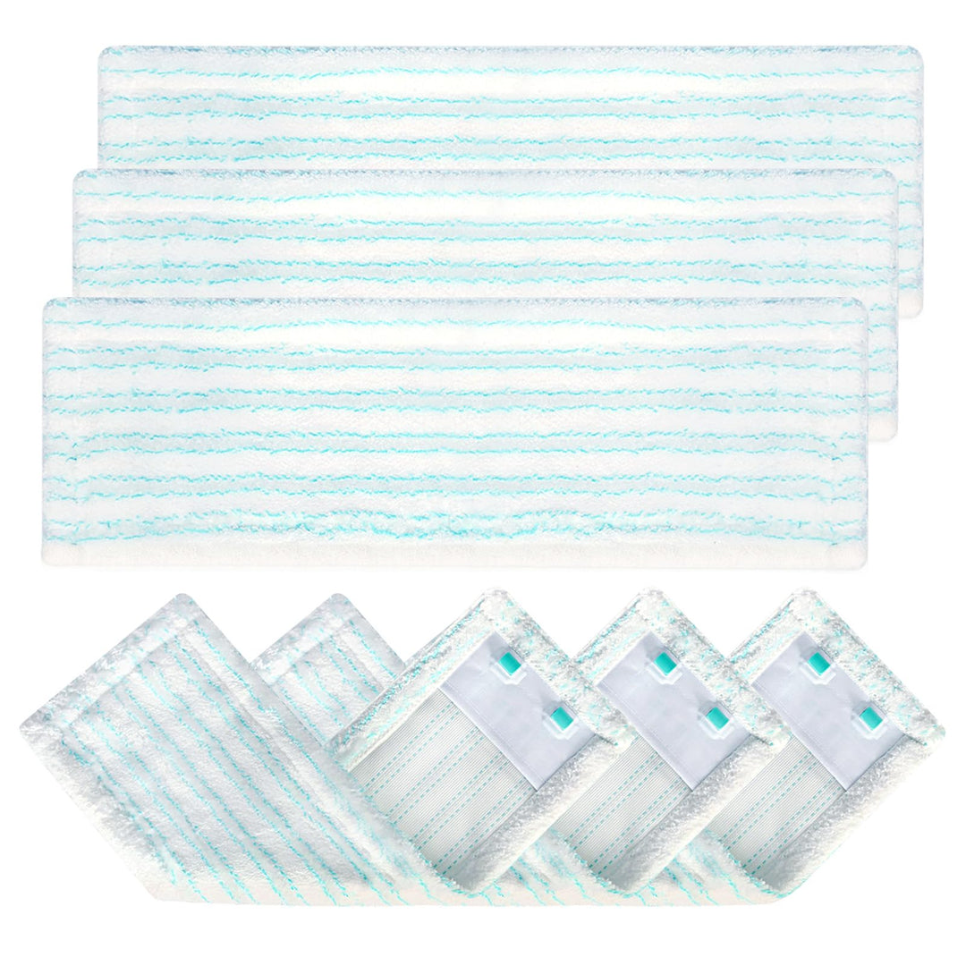 6 Stück Ersatz-Wischbezüge für Leifheit Profi XL Micro Duo/Cotton Plus, Ersatzbezug für Leifheit Bod
