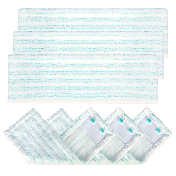 6 Stück Ersatz-Wischbezüge für Leifheit Profi XL Micro Duo/Cotton Plus, Ersatzbezug für Leifheit Bod