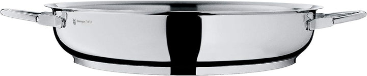 WMF Profi Servier-/ Bratpfanne 24 cm Induktion, Edelstahlpfanne unbeschichtet, Cromargan Edelstahl p