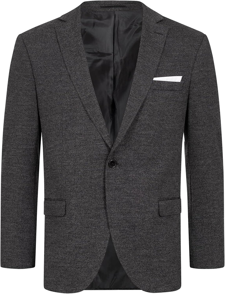 Indumentum Herren Sakko Blazer IJS-101 S Schwarz, S Schwarz