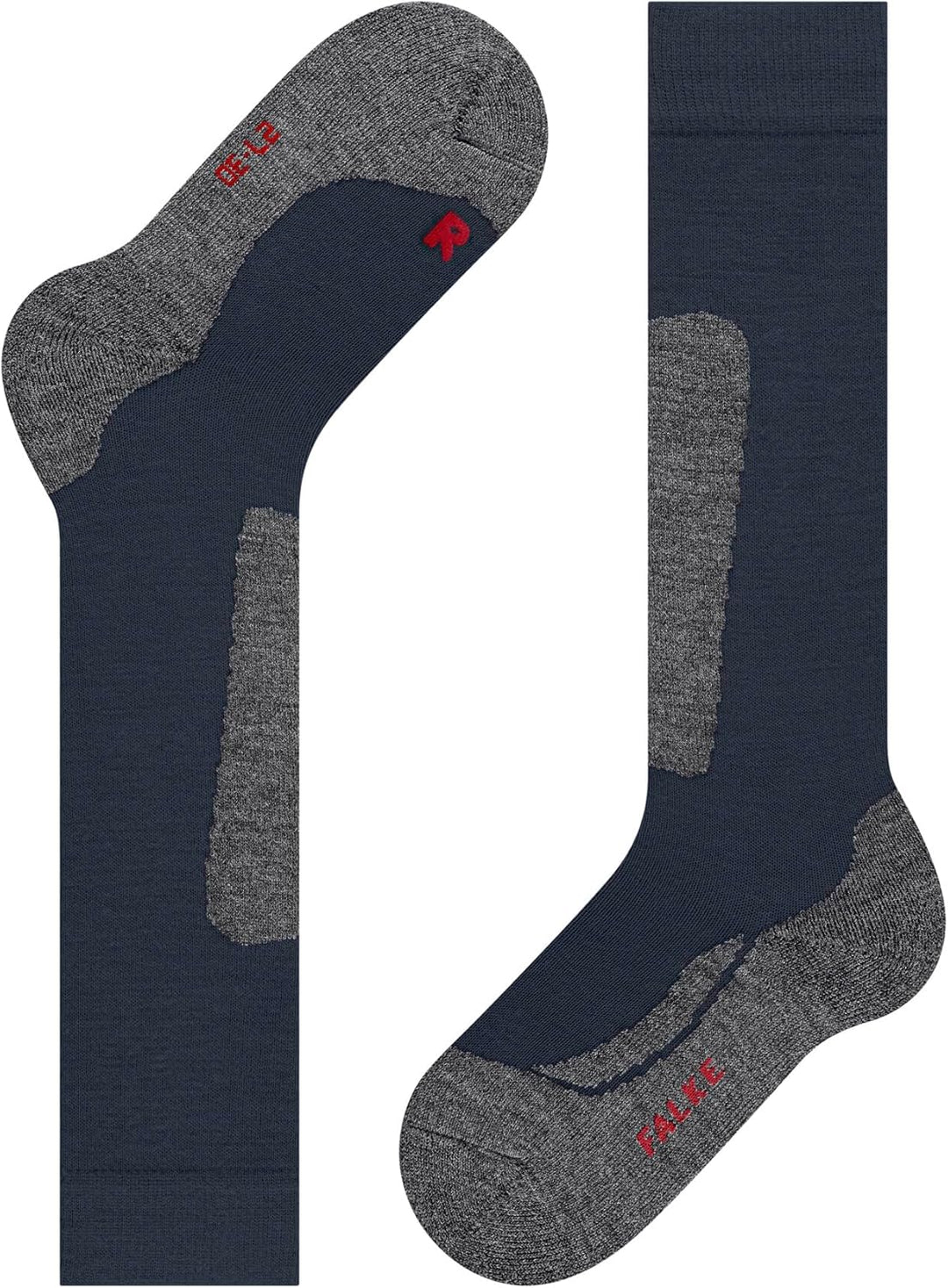 FALKE Unisex Kinder Active Ski Skisocken mittelstarke Polsterung antiblasen Skistrümpfe zum Skifahre