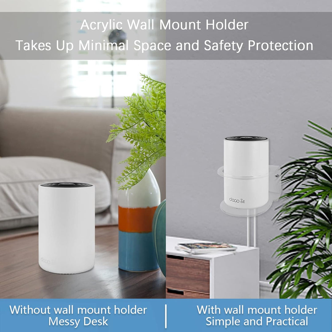 HOLACA Wandhalterung Halterung Kompatibel mit TP-Link Deco XE75, Deco XE75 Pro, Deco XE75 AXE5400, D