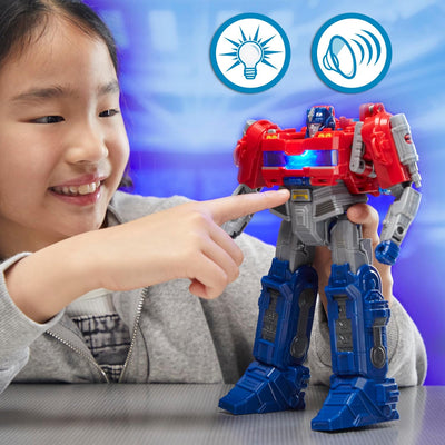 Transformers One Power Flip Optimus Prime (Orion Pax) interaktive Action-Figur