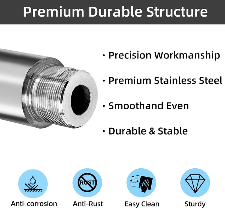 PRIOR FITNESS Kit Pole Dance Tanzstange 45 mm von 2,35 bis 2,74 m, höhenverstellbar, 2 Modi: drehbar