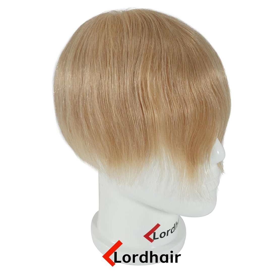 Lordhair Perücke Männer,Realität Toupet,0,06 mm Alle V-Looped Dünnes,Haarfreestyle,Natürlich eng anl