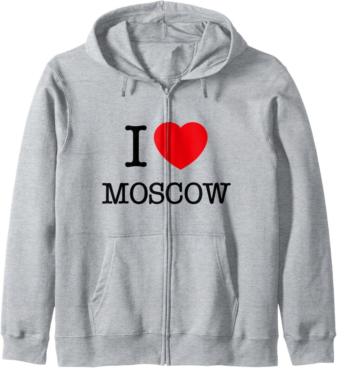I Love Moscow Russia Novelty Graphic Tees & Cool Designs Kapuzenjacke