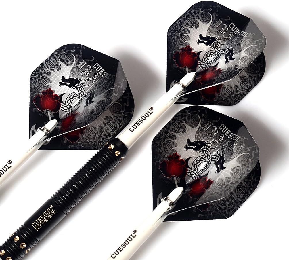 CUESOUL Dragon Deluxe Messing Steel Dartpfeile, 21 Gramm