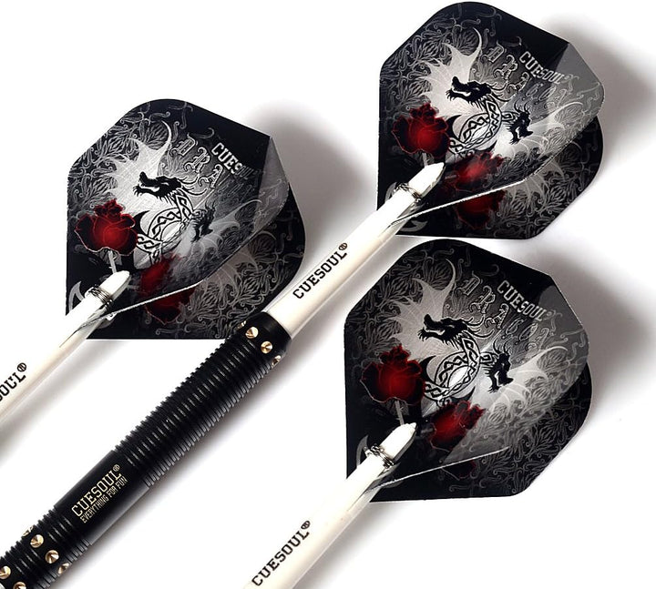 CUESOUL Dragon Deluxe Messing Steel Dartpfeile, 21 Gramm J2104 25 Gramm, J2104 25 Gramm