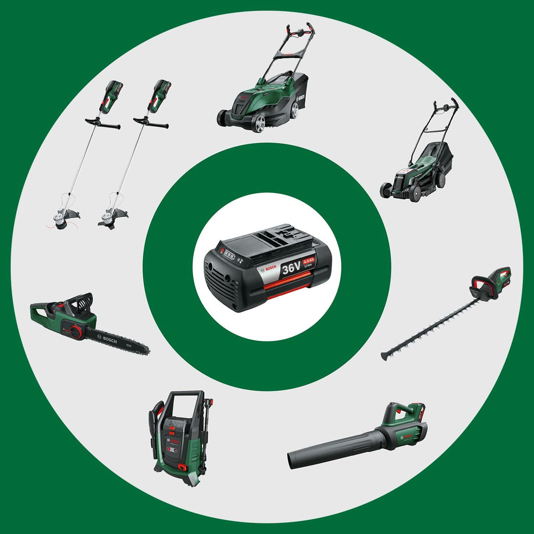 Bosch leistungsstarker Akku-Rasenmäher AdvancedRotak 36V-44-750 1 Akku | 4.0 Ah Neues Design | Advan