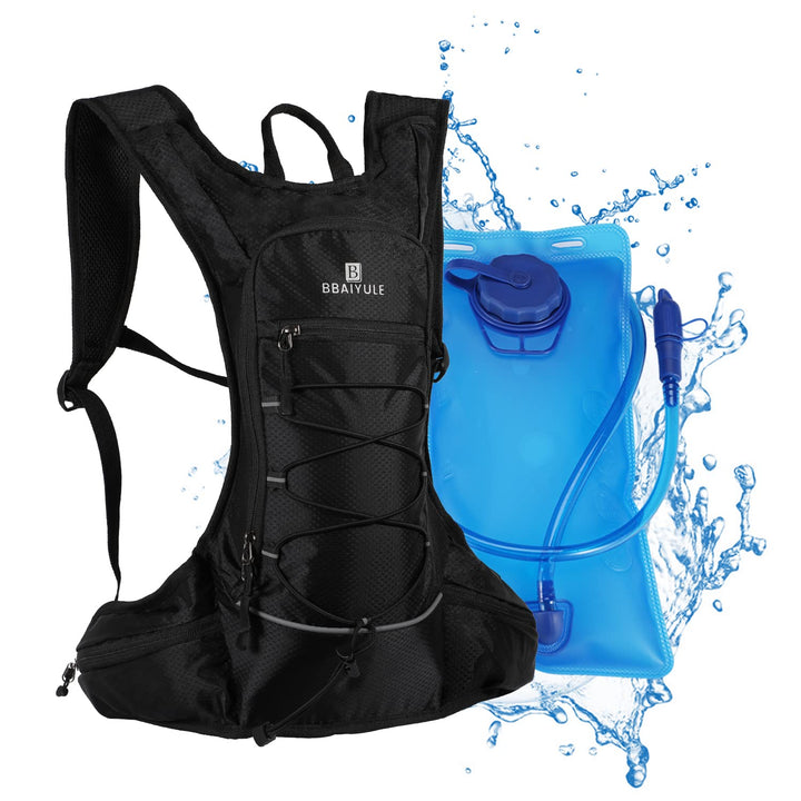 BBAIYULE® Trinkrucksack mit Trinkblase 2l, Laufrucksack Fahrradrucksack MTB Rucksack wanderrucksack