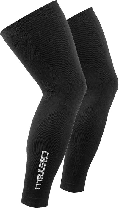 CASTELLI Pro Seamless Leg Warmer Warmers S-M Schwarz-Weiss, S-M Schwarz-Weiss